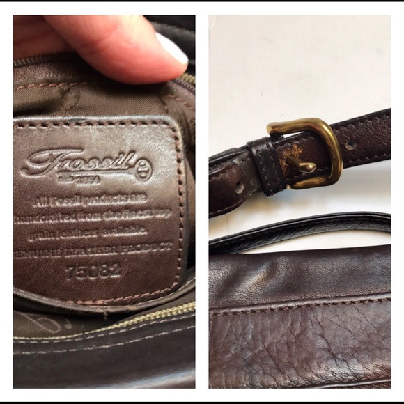 Fossil Leather Crossbody Purse - Picture 7 of 8